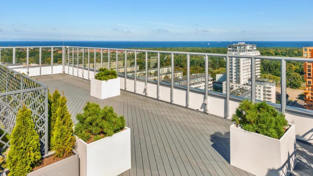 Ferienwohnung Cztery Oceany 808 Danzig Exterior foto